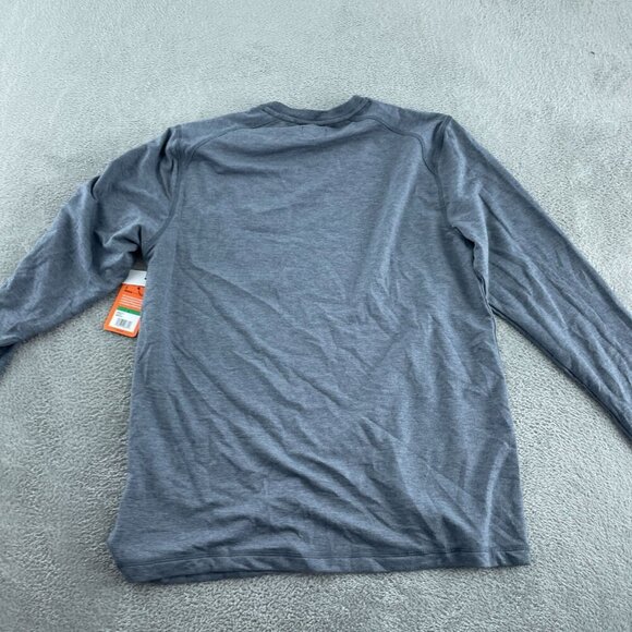 Bass Outdoor Ls Utilitee Long-Sleeve Shirt Ombre Blue Lightweight Size L NWT 505 - Picture 2 of 10